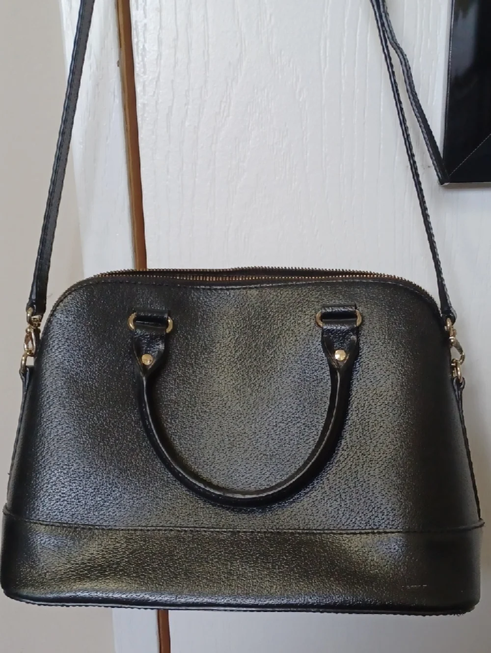 kate spade Black Leather Dome Purse - Picture 4 of 9